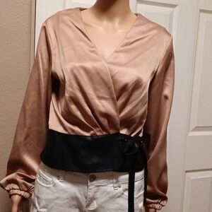 Fablux Wrap Around Women's Top/Blazer L